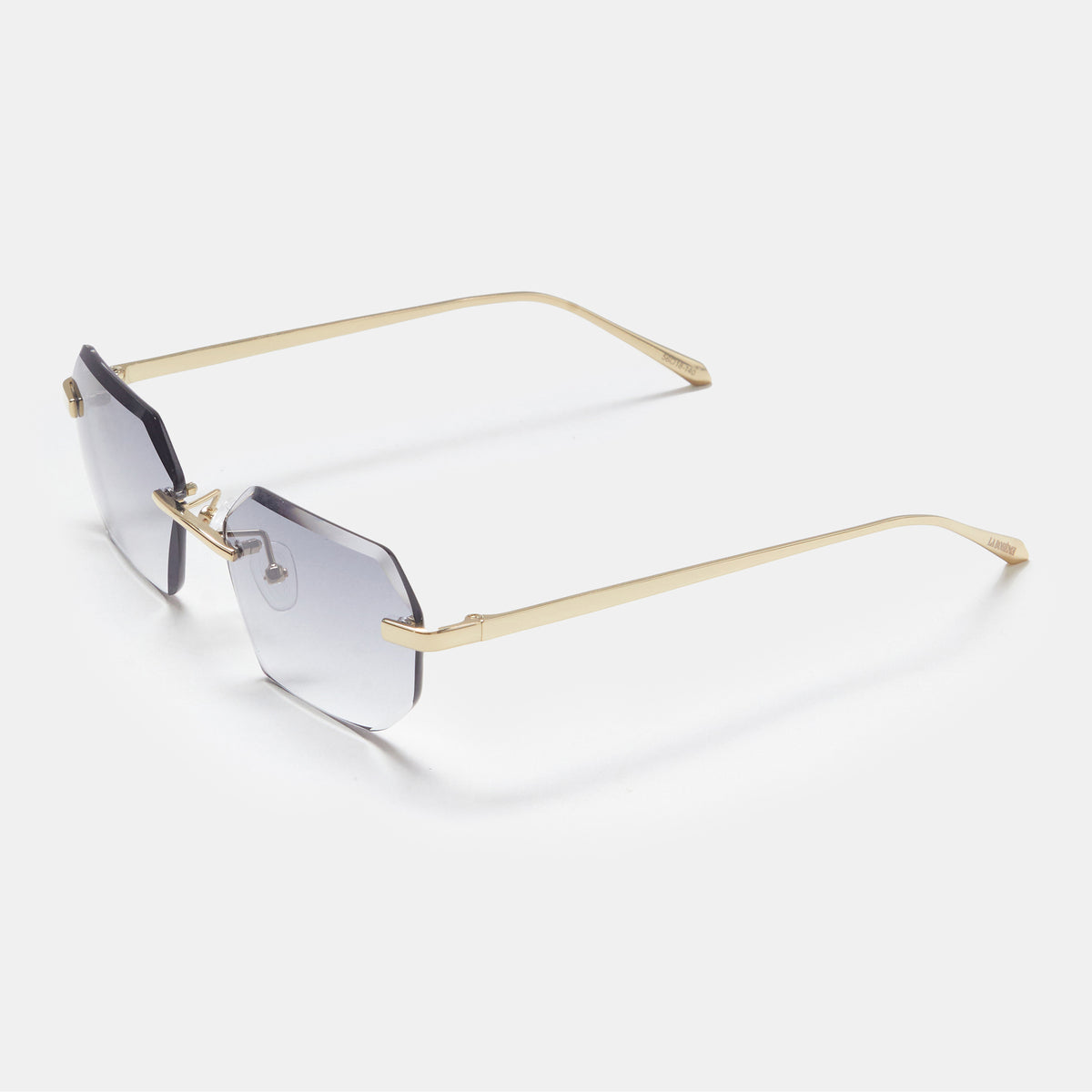 Monaco Gradient Grey Geometric Sunglasses